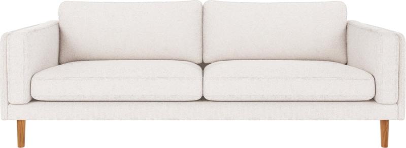 Hvid Personers Braden T Alice Stof Med Lakerede Egetræsben B216xd87xh78 Rowico Sofa - 7340126572986