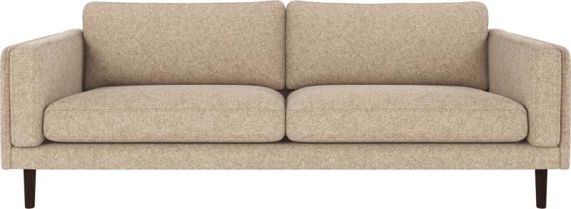 Rowico Braden 3-personers sofa i beige/brun – Stilfuld komfort