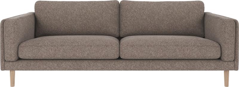 Skandinavisk 3-personers sofa i mørk beige - Rowico Braden