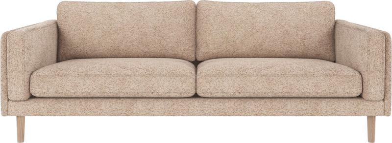 Braden 3-personers Sofa i Lysebeige - Stil og Komfort