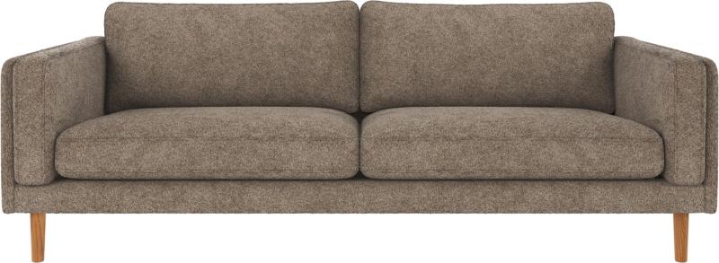 Mørk Beige/eg Personers Braden Anna Mørk Beige Med Fsc Mix Egetræsben Rowico Sofa - 7340126573679