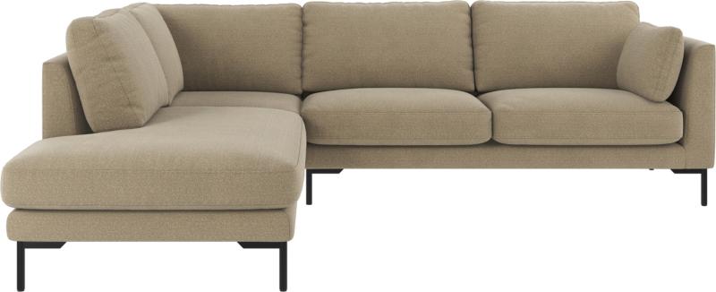 Mørk Beige Corwin Hjørnesofa - Elegant og Komfortabel