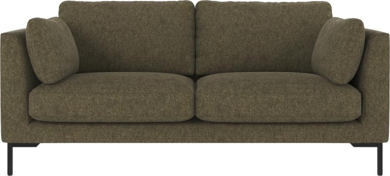 Grøn Personers Corwin Brenda Dyb Polyester Med Sorte Metalben Rowico Sofa - 7340126591253