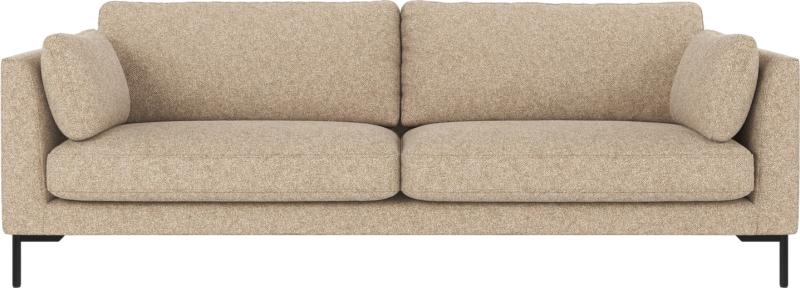 Corwin 3-personers Sofa i Beige Stof - Elegant Design