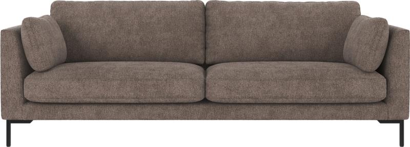 Corwin 3-personers sofa i mørk beige - stil og komfort