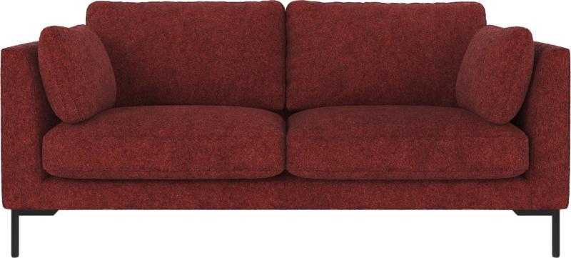 Corwin 2-personers Sofa i Rød og Sort - Moderne Elegance