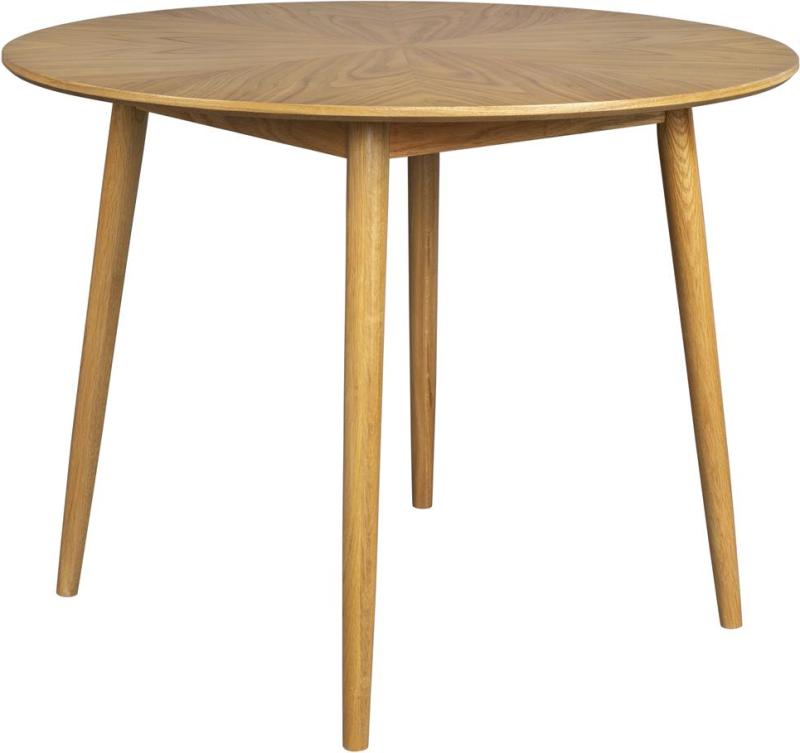 Elegant Rundt Spisebord i Hvid Egfinér – Fabio fra Studio White