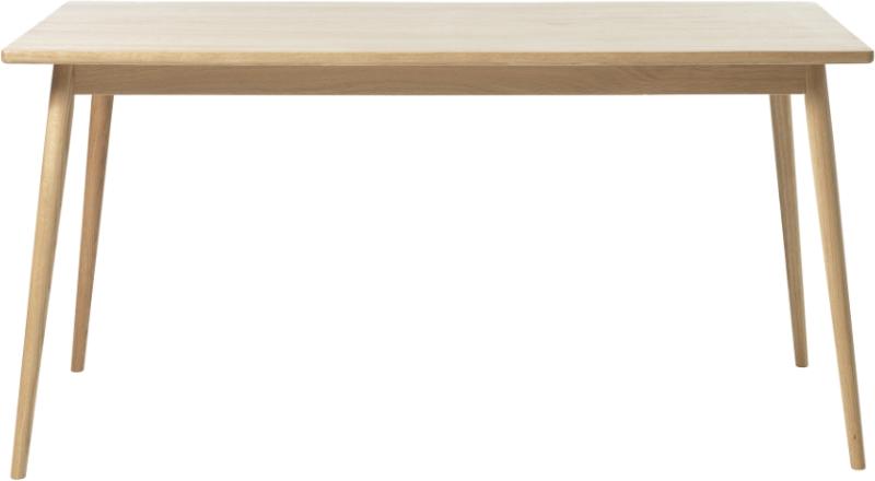 Natur Barrali Egetræ Spisebord 150x90 med Forlængelse