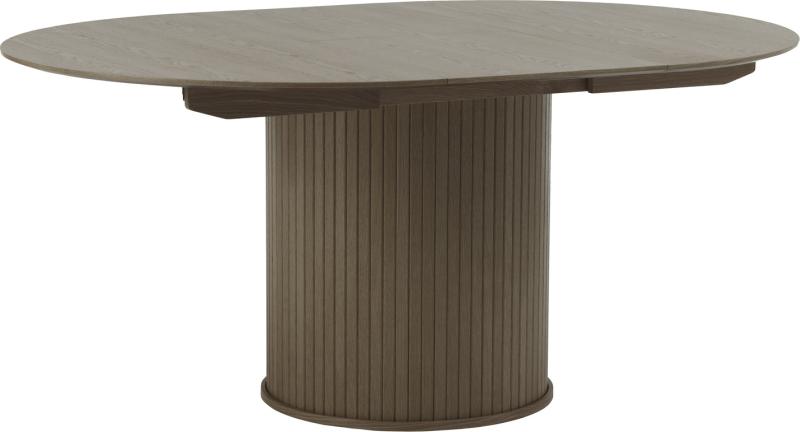 Rundt Spisebord Nola Ø120-167 - Smoked Egetræ, Nordique Design