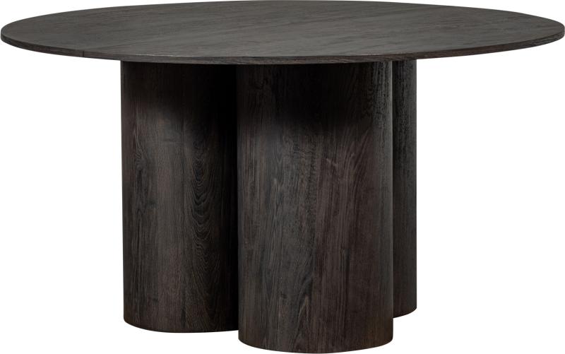 Mørkebrun Oona Rundt Spisebord Ø140 - Robust Design!