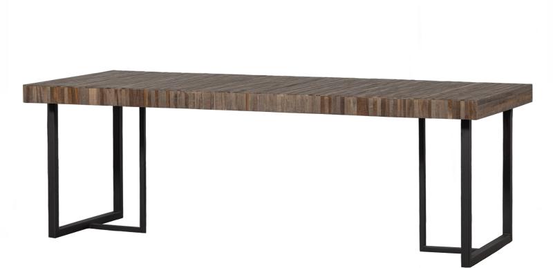 Natur Exclusive Maxime Spisebord i Genbrugsteak - Sort Ben