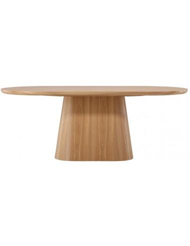 Arno Ovalt Mdf H76 B200 D90 Natur Spisebord