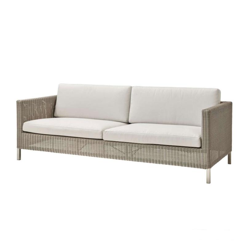 Cane-line Connect 3-personers Sofa i Taupe - Fantastisk Tilbud!