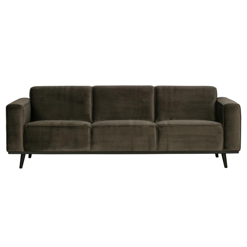Elegant Grøn Velour Sofa 230 cm – Komfort til Dit Hjem