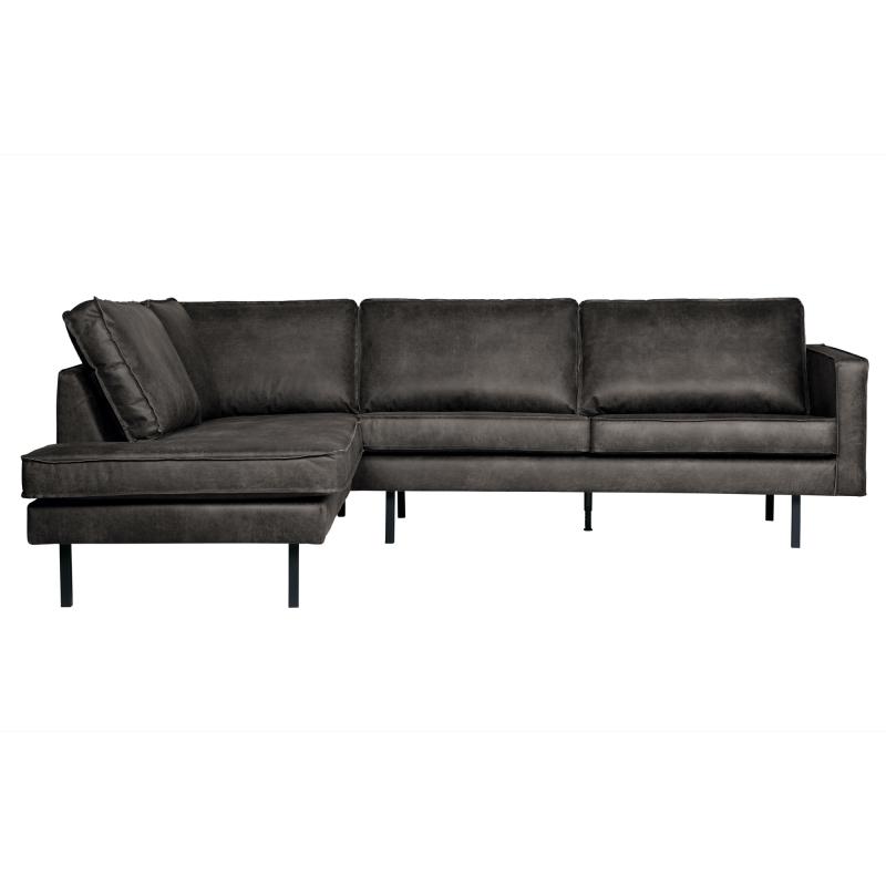 Sort Rodeo Hjørne Venstrevendt Black Bepurehome Sofa - 8714713091119