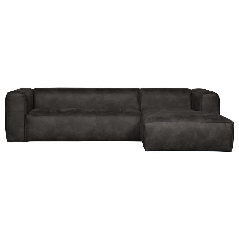 Sort Højrevendt Bean Hjørnesofa fra WOOOD – Komfortabelt Design