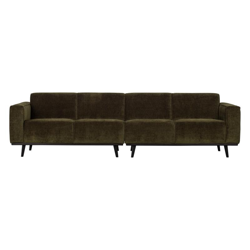 Grøn 4-personers sofa i Warm Green fra BePureHome