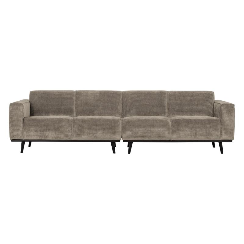 Stilfuld 4-personers grå sofa fra BePureHome - Komfortabel og elegant