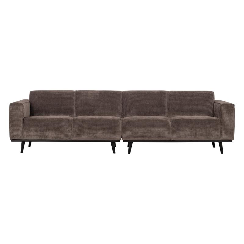 Elegant taupe sofa til 4 personer fra BePureHome - Komfortabel hygge