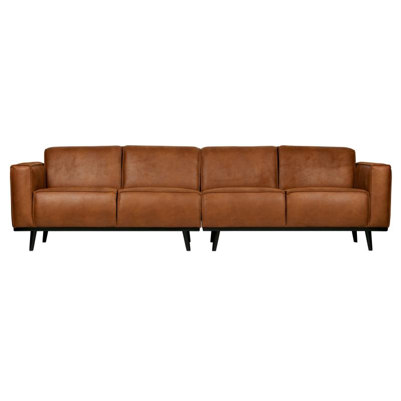 Cognac Statement 4-Personers Sofa i Økolæder - BePureHome
