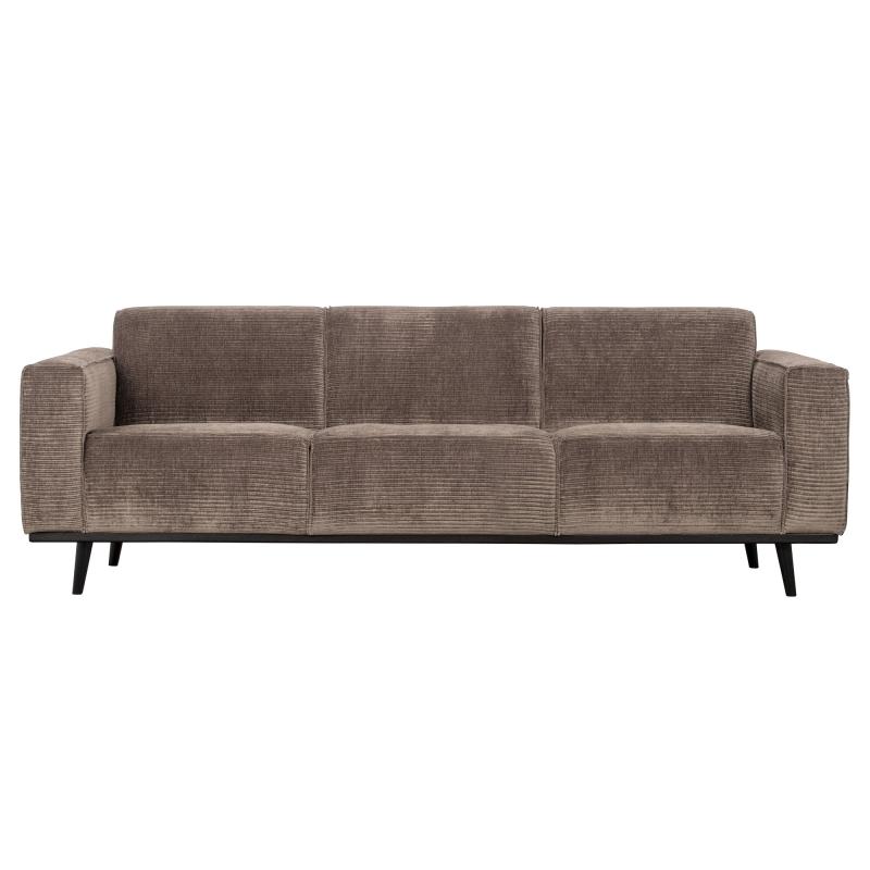 Brun 3-personers sofa i taupe - BePureHome tilbud!