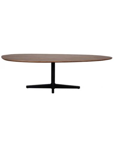 ROSE Organisk Spisebord i Stål og Mangotræ - Moderne Design