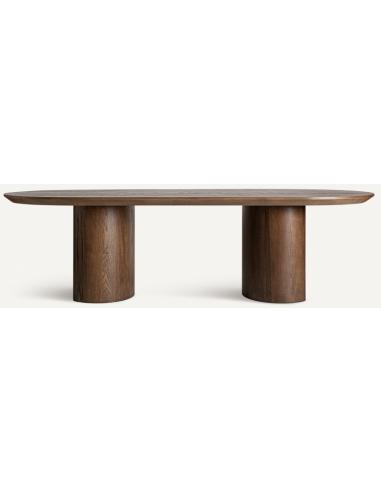 Treignac Egetræ Egetræsfinr 270 120 Rustik Brun Vical Home Spisebord
