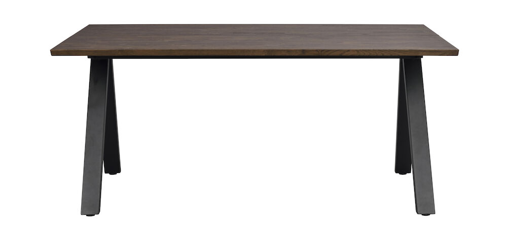 Rowico Carradale Udtræksspisebord - Elegant Brun & Sort Metal