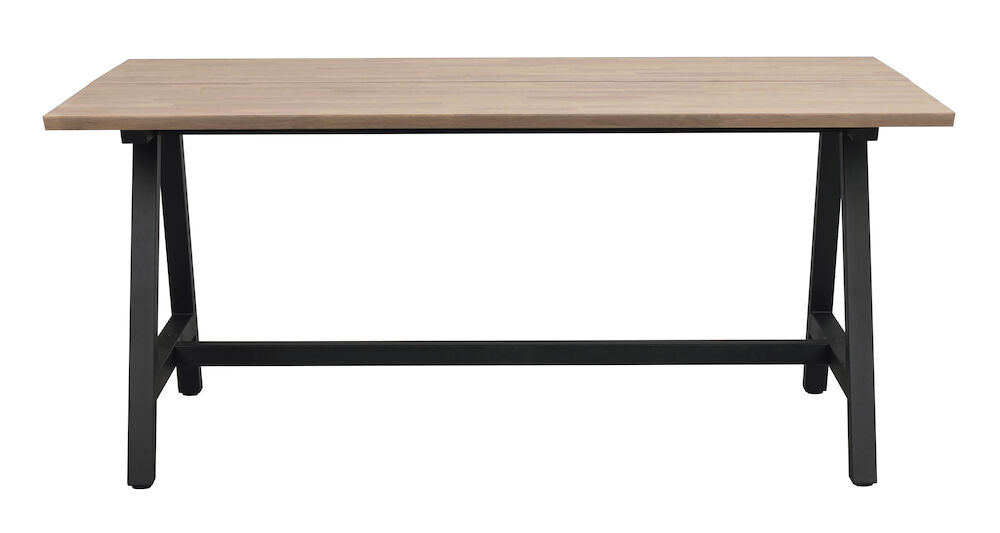 Sort Rowico Carradale Udtræk Natur Metal 170x100 Rowico Home Spisebord - 7340126557693