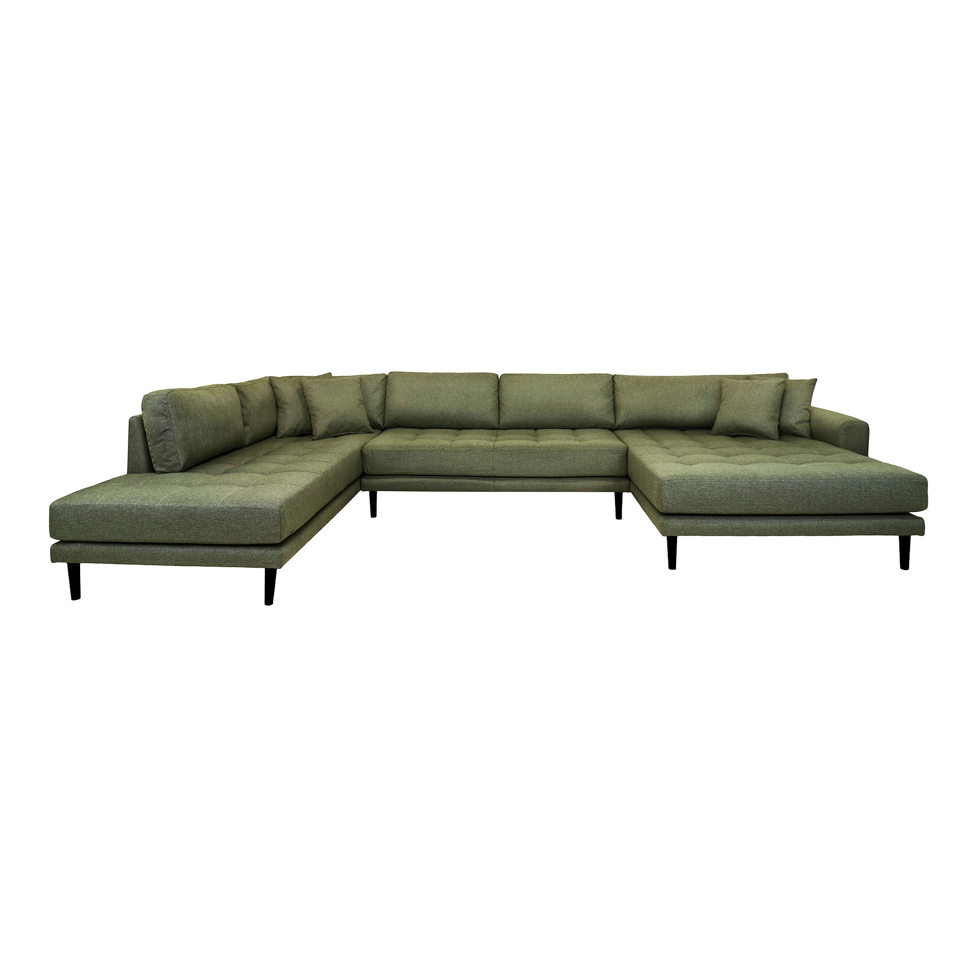 Grøn Lido U-Sofa - Elegant og Pladsbesparende Møbel