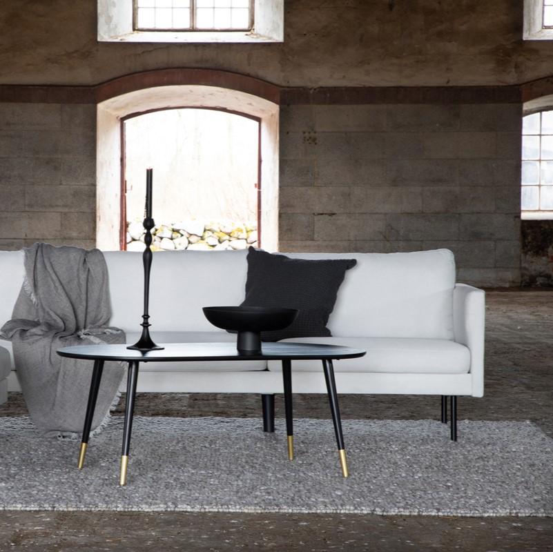 Elegant hvid 2-personers sofa i stilfuldt design