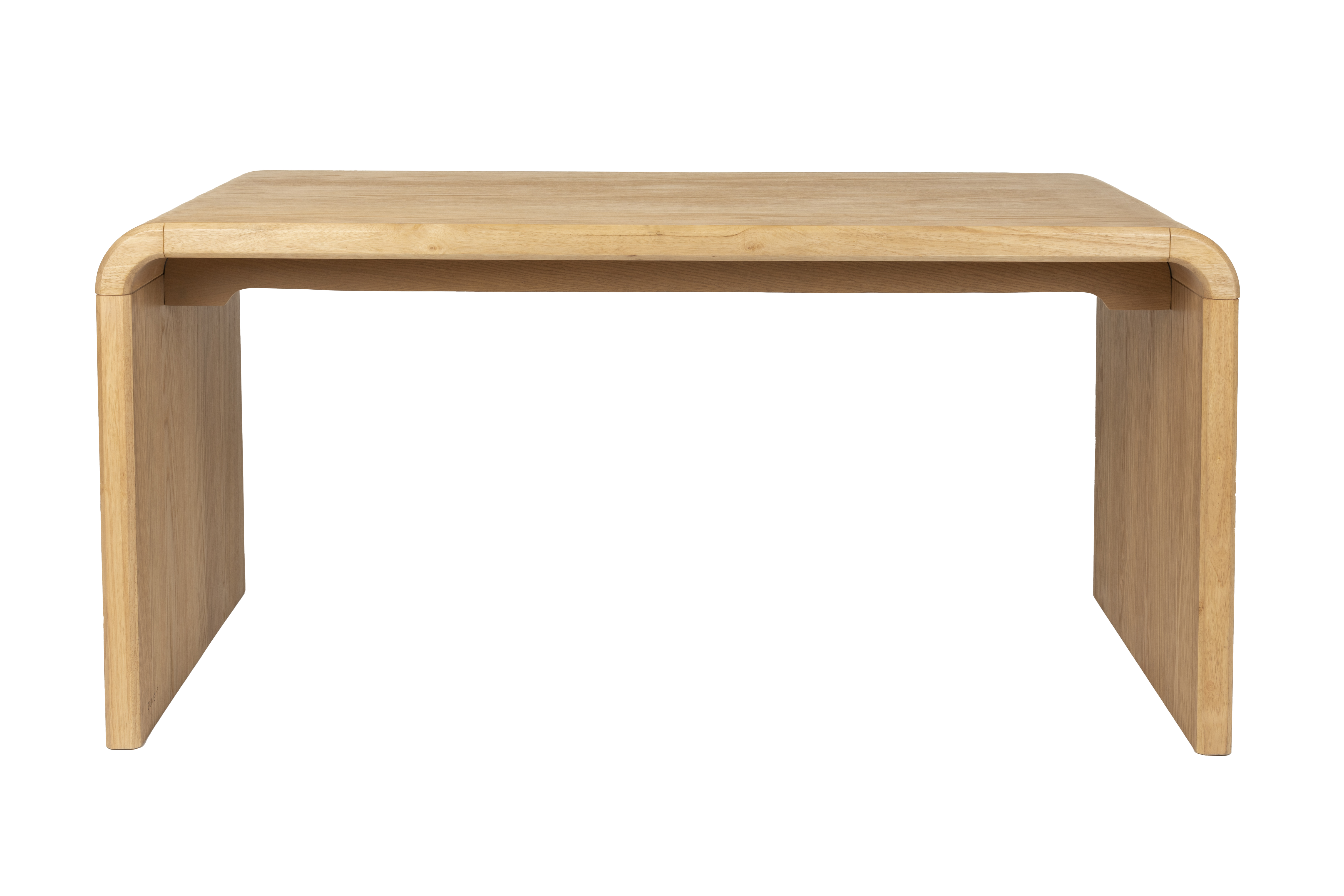 Brun Brave Rektangulært Spisebord i Natur Egetræ 160x80