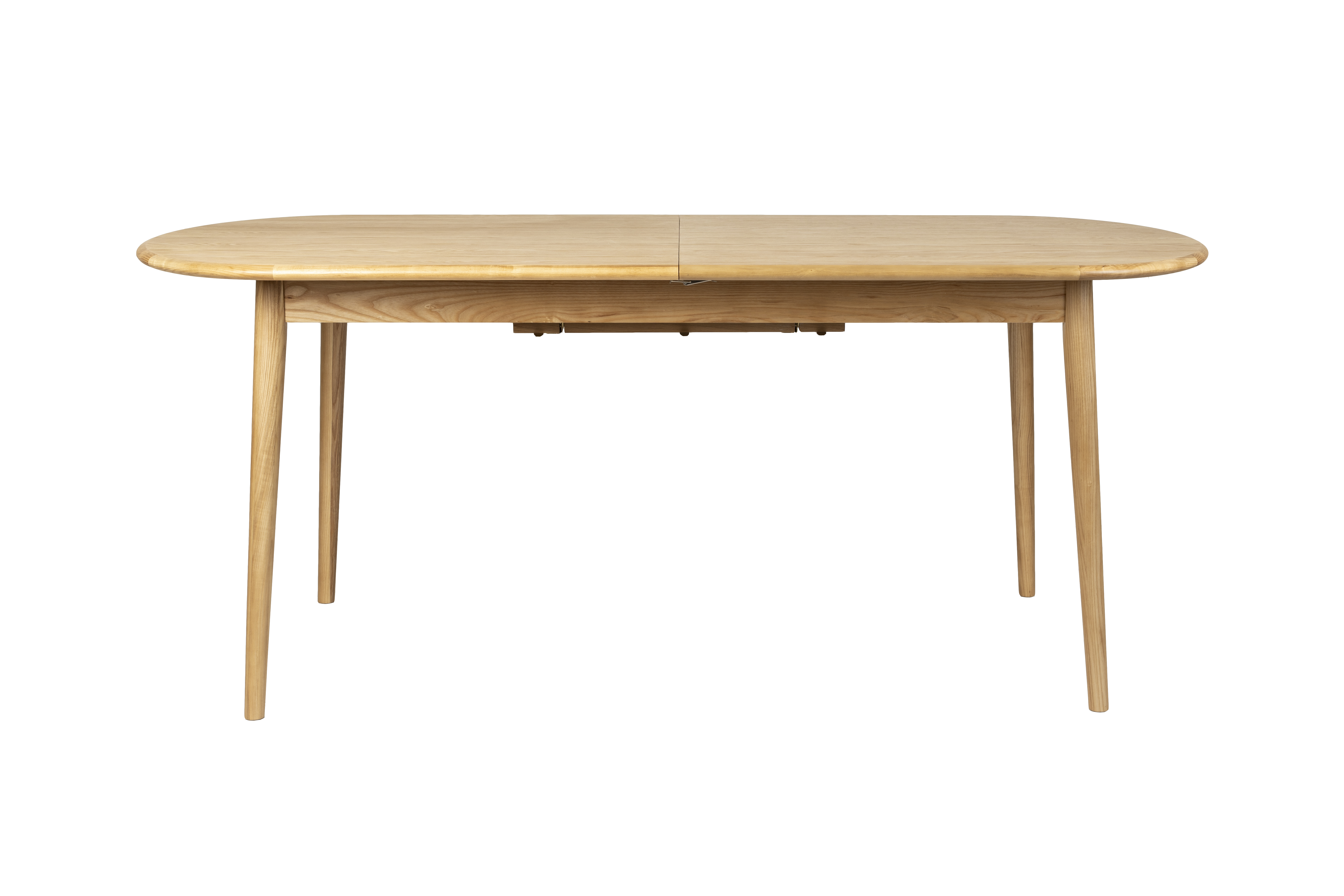 Beige Udtræk Oval Spisebord i Natur Ege - Fleksibel Design
