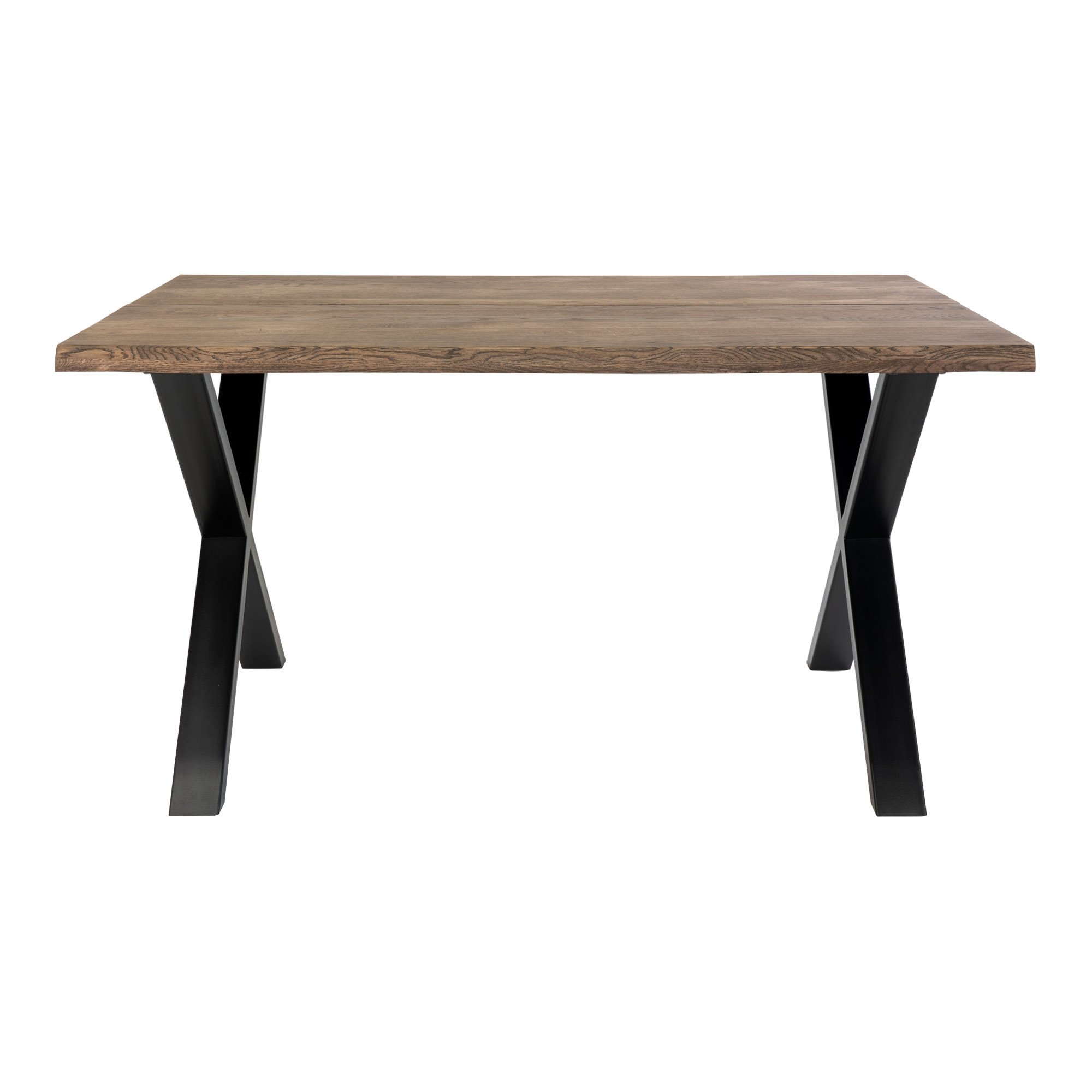 Toulon Spisebord i Røget Olieret Eg med Bølget Kant 140 cm