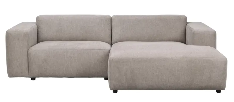 Beige Rowico Willard Sofa med Højre Chaiselong - Minimalistisk Design
