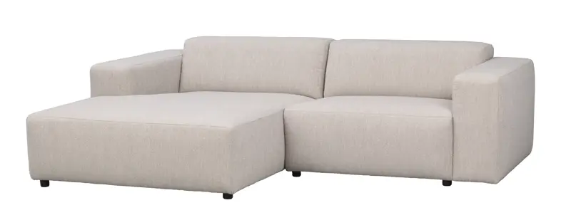 Beige Rowico Willard Pers Modul Venstre Chaiselong Lys Stof Rowico Home Sofa - 7340126558386