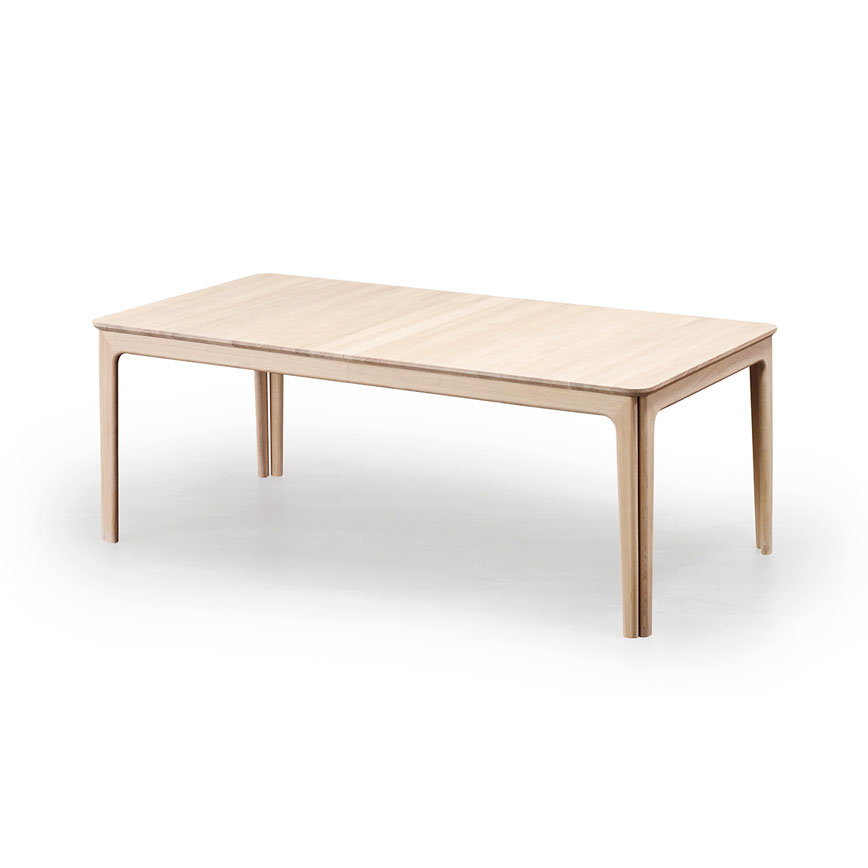 Hvid Sm27emh Olie 101x205 358cm Incl Finerede Till Plader Skovby Spisebord