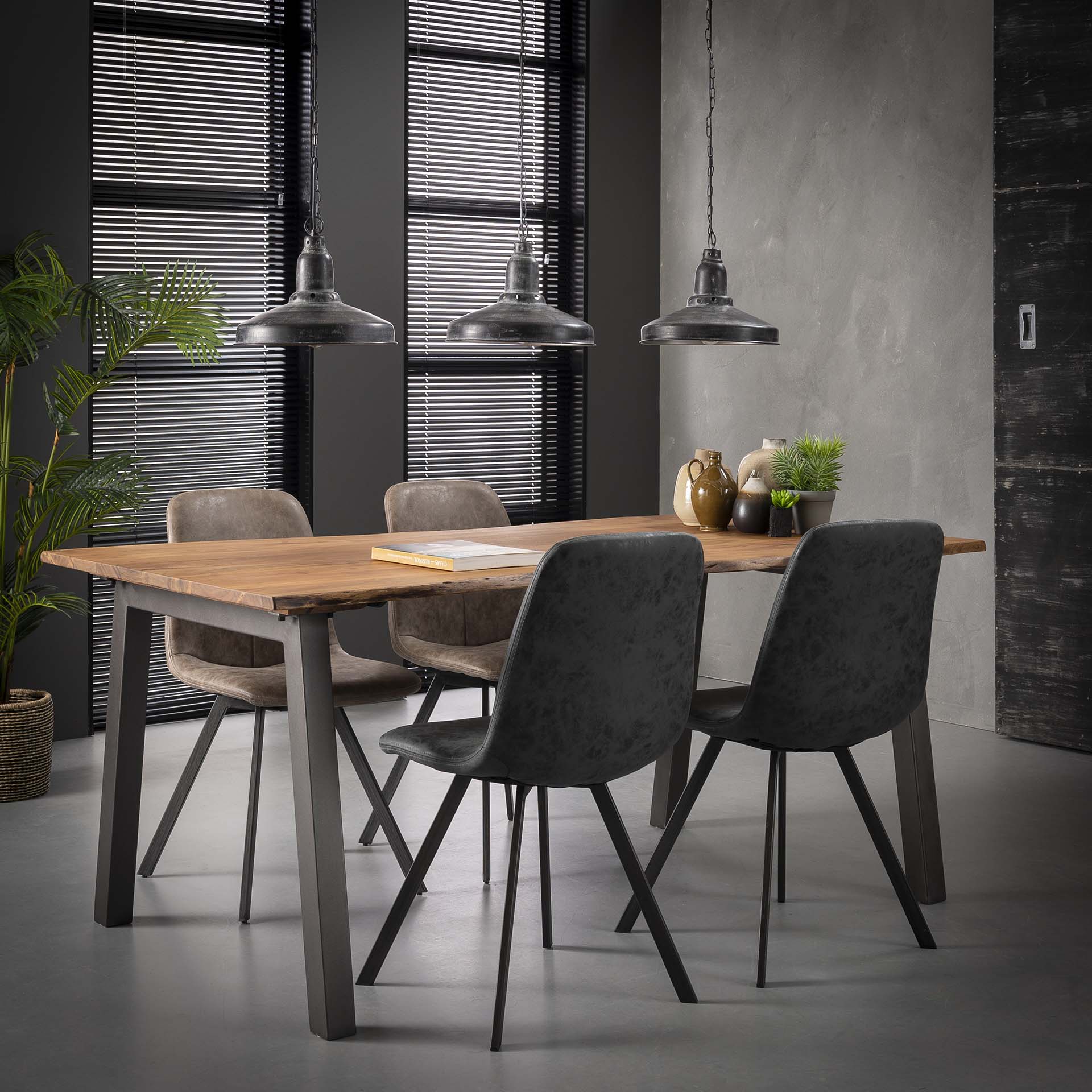 Spencer Massivt Akacie Træ Spisebord 90x180 cm - Gratis Fragt