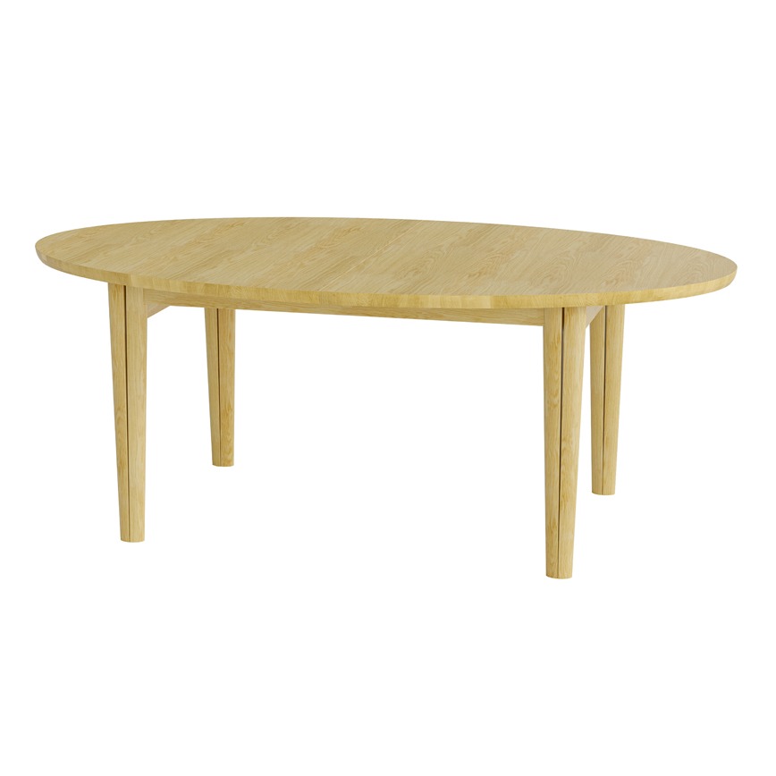 Sm78emo Ovalt Skarp Pris Massiv Naturolie Skovby Spisebord