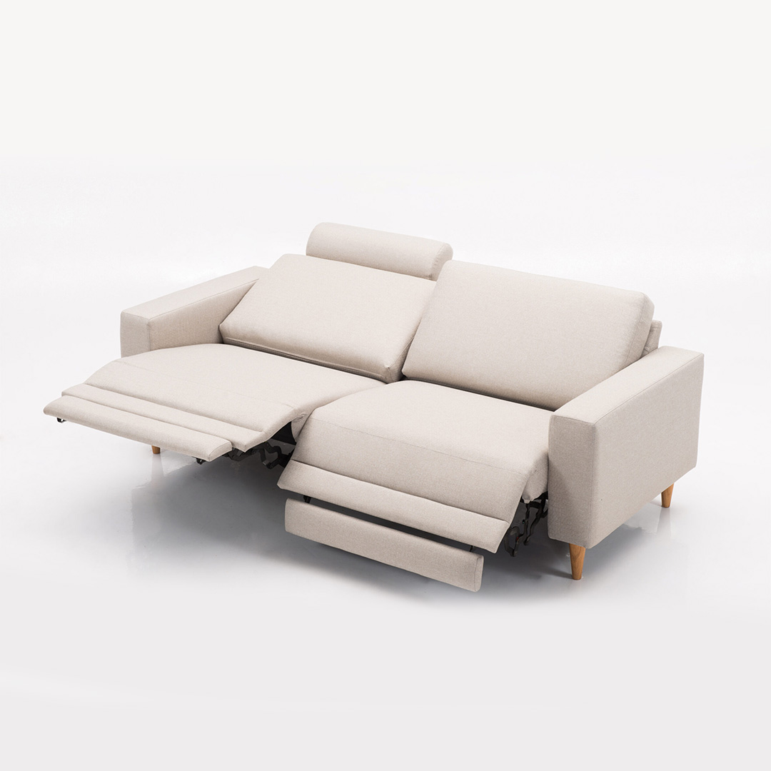 Napoli 3-personers sofa med motorer – komfort og stil