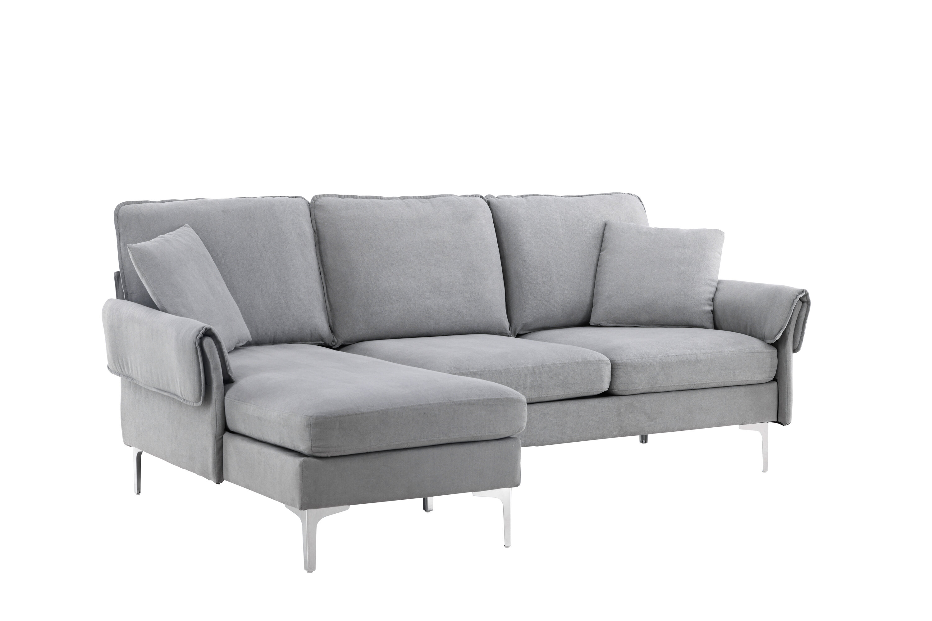 Grå Toulouse Chaiselong Sofa – Stil og Komfort til Dit Hjem