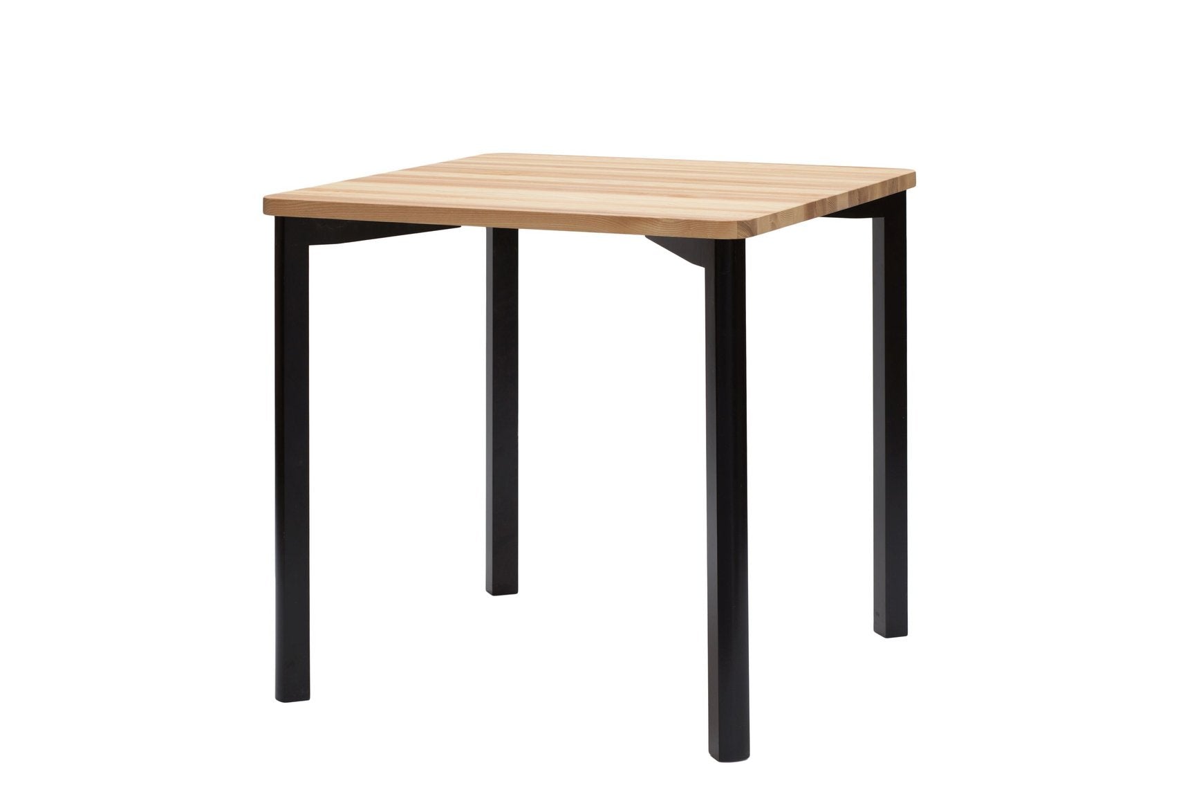 Triventi Spisebord 80x80cm med Sorte Runde Ben