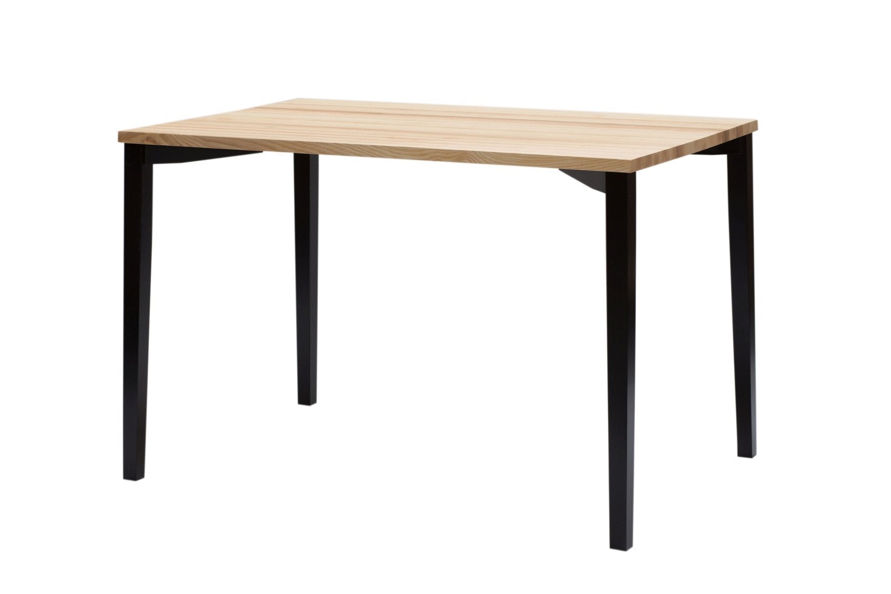 Triventi Asketræ 120x80cm Sorte Firkantede Ben Ragaba Spisebord
