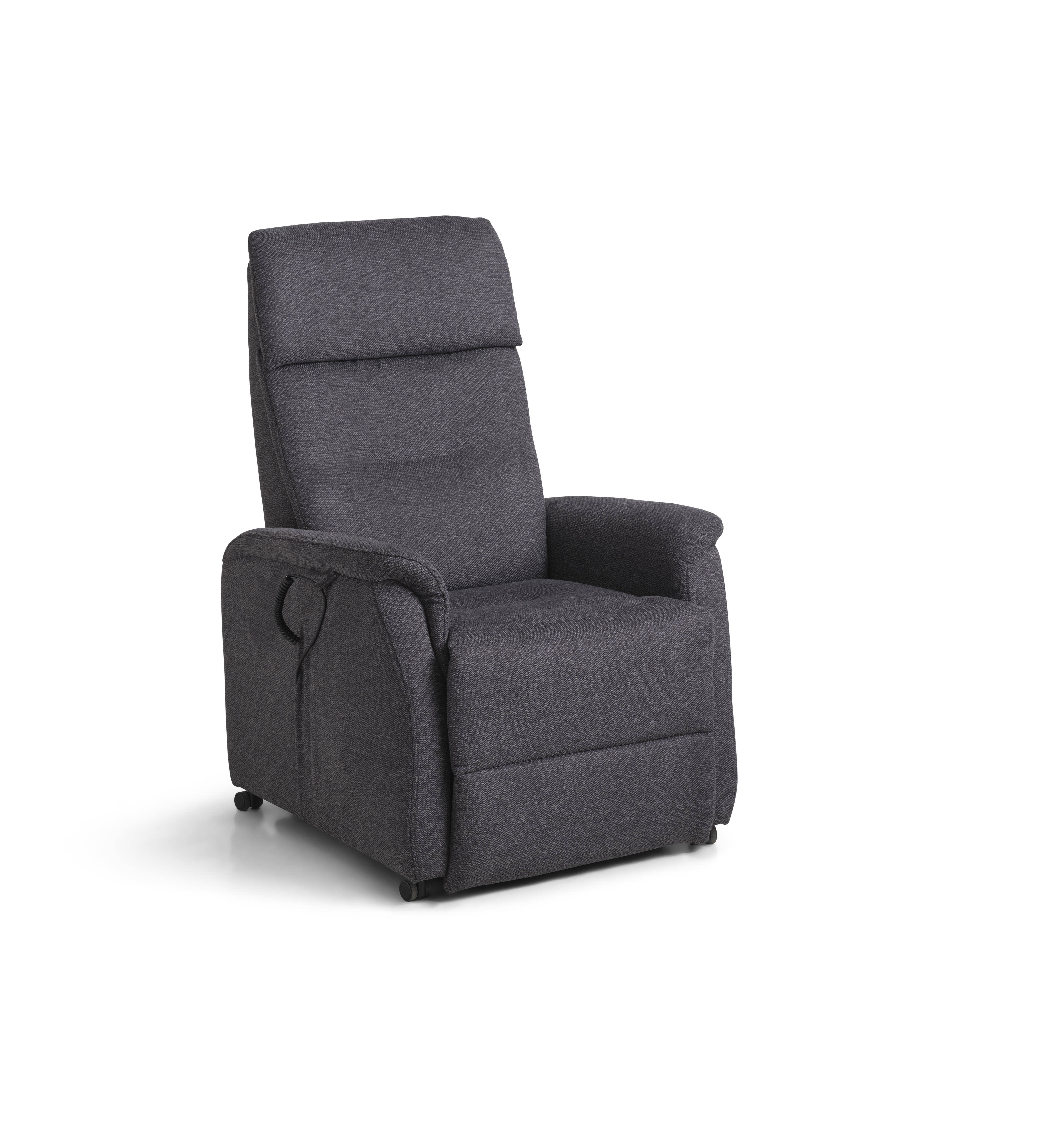 Grå (antracitgr Alexander Recliner Motors Antracitgrå Polyester Stof Hjul Lexpo Living Lænestol - 5715249031153