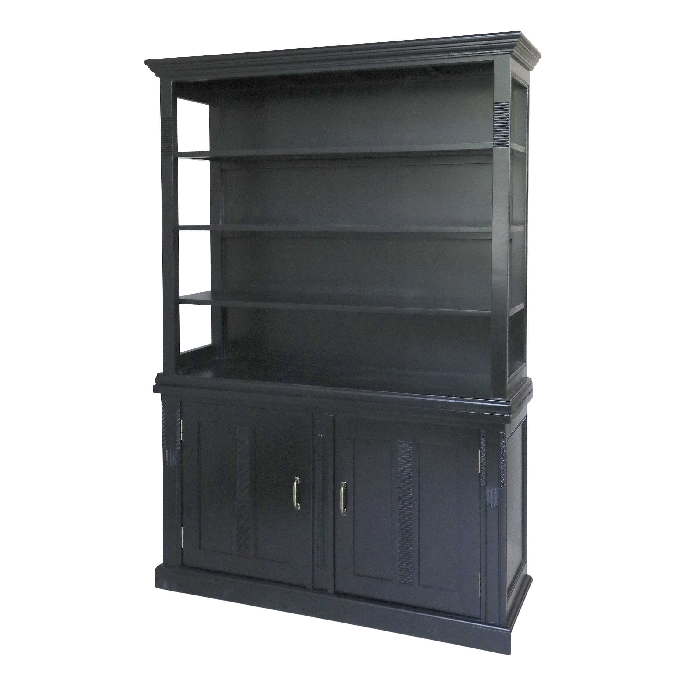 Sort Marseille LÅger Hylder 196 Chic Antique Vitrineskab - 5712750382637