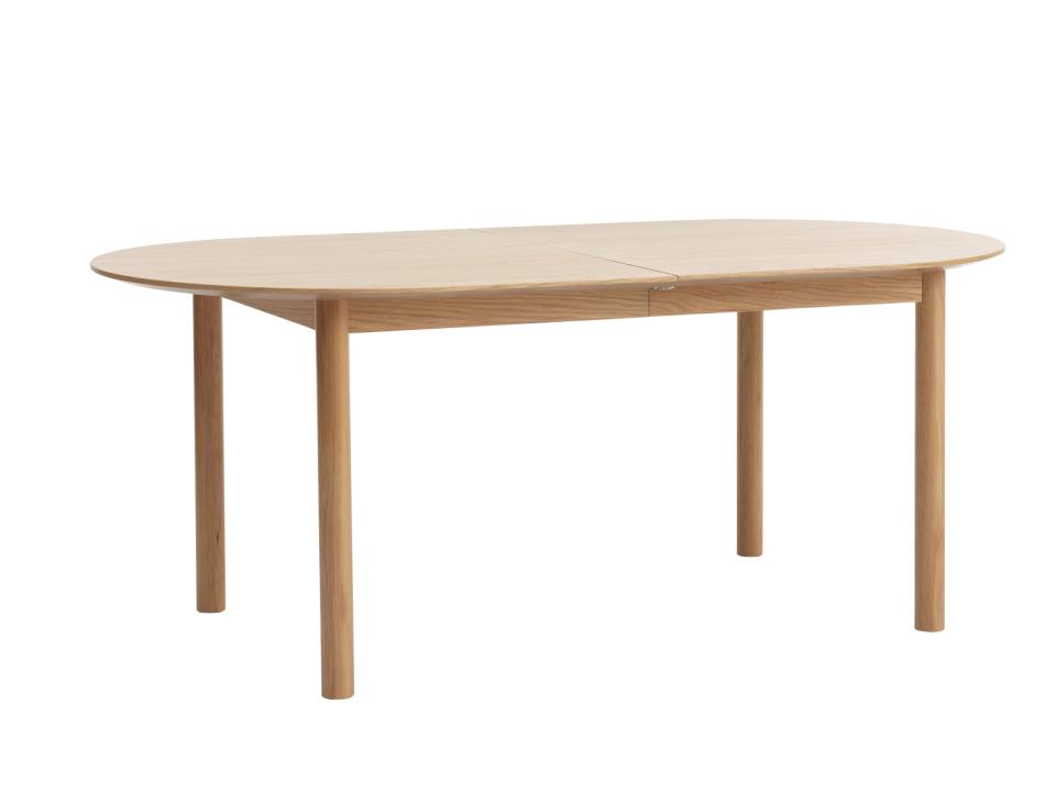 Elegant Udtræksbord i Natur Eg – Gallina 100x190 cm