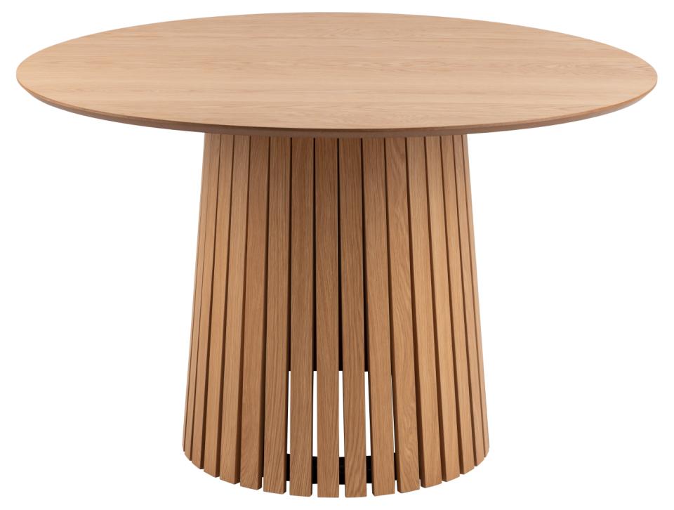Rundt Natur Egefinér Spisebord fra Act Nordic Ø120