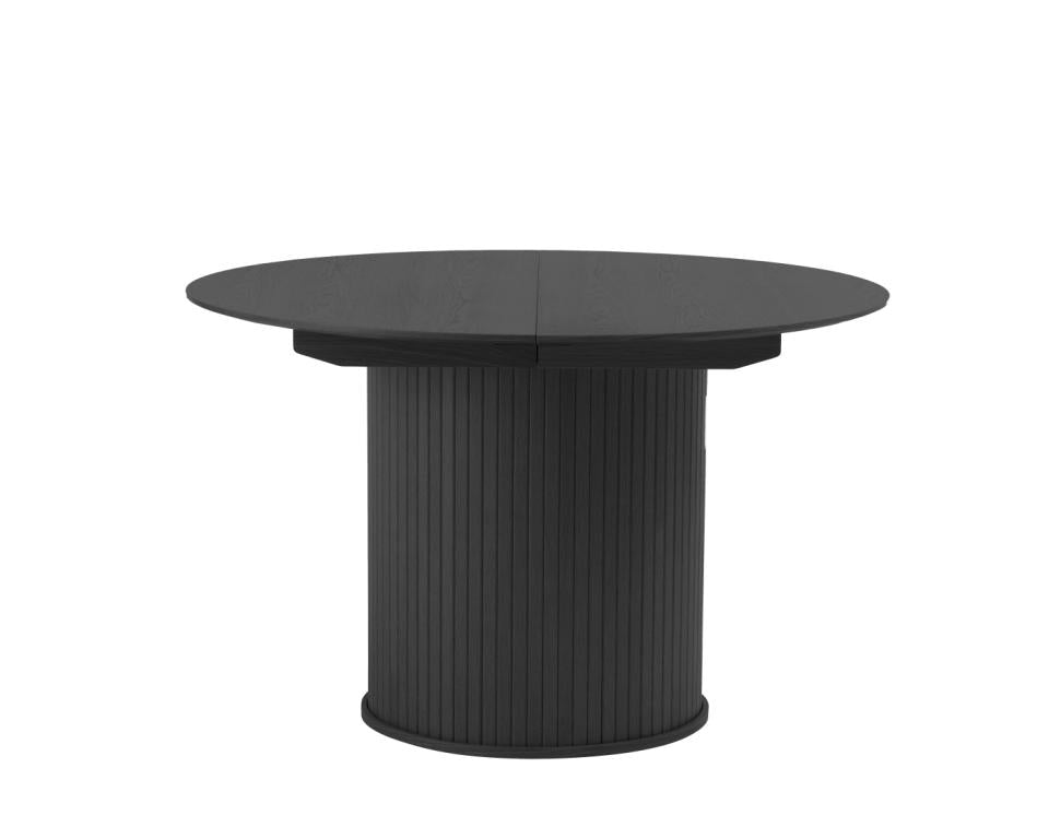 Nola Rundt Sort Udvideligt Spisebord - Elegant Design