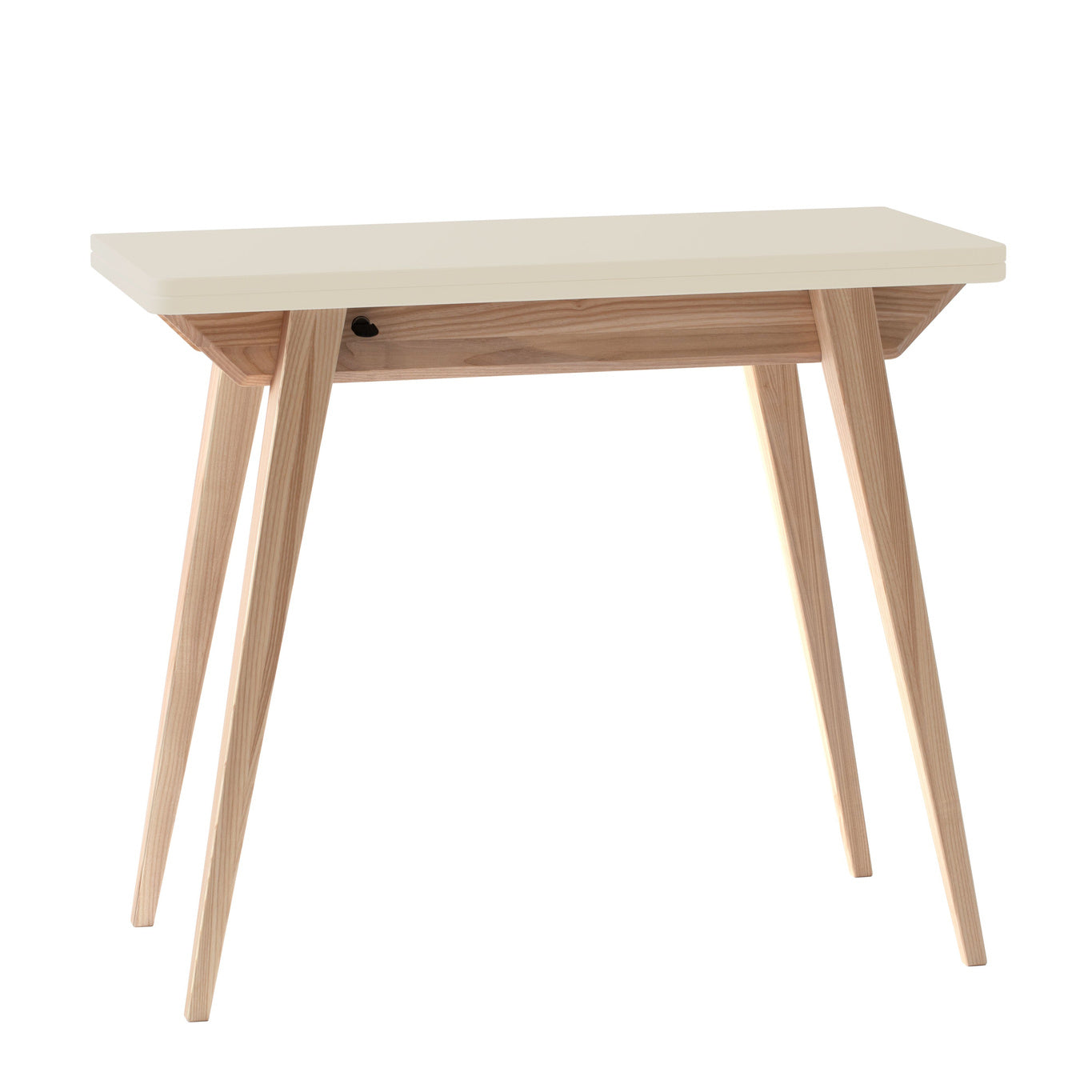 Udtrækkeligt Hvidt Spisebord 45x90cm - Hurtig Levering!