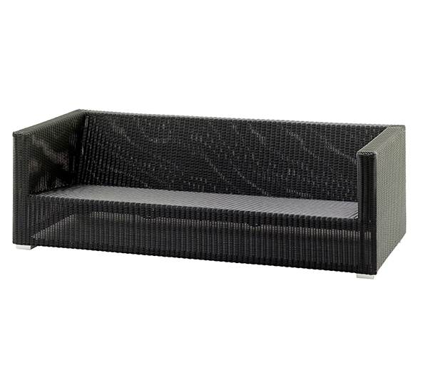 Cane-line Chester Sofa i Grafitgrå – Elegant Lounge Sofa
